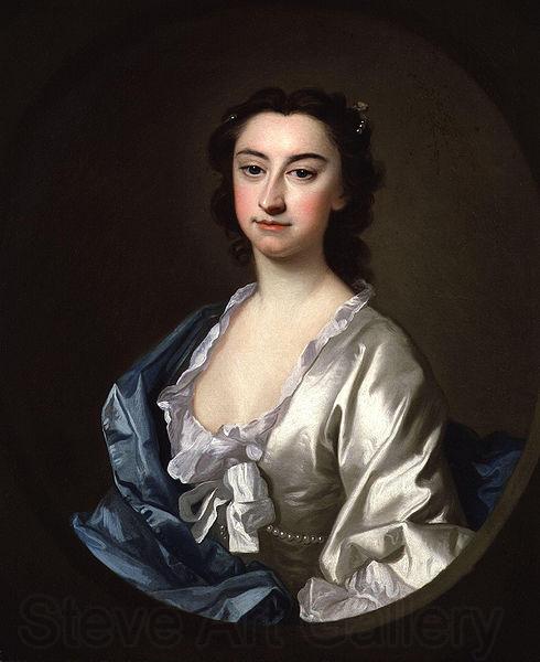 Thomas Hudson Portrait of Susannah Maria Cibber Norge oil painting art